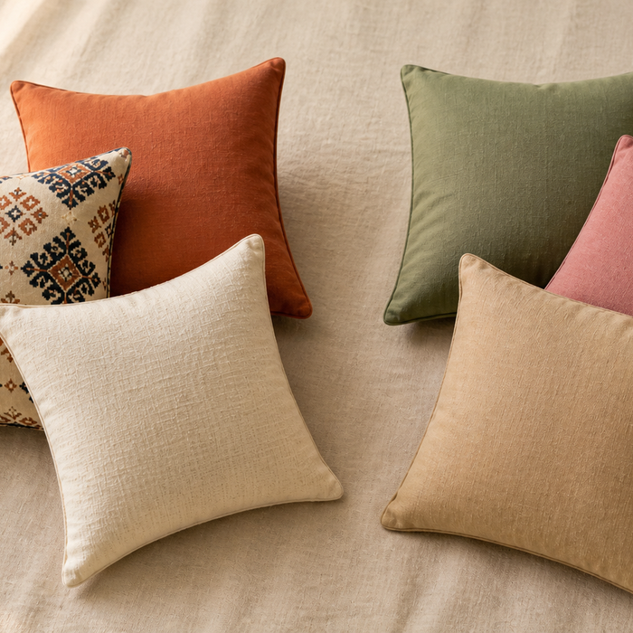 Printed vs Plain Cushion Covers