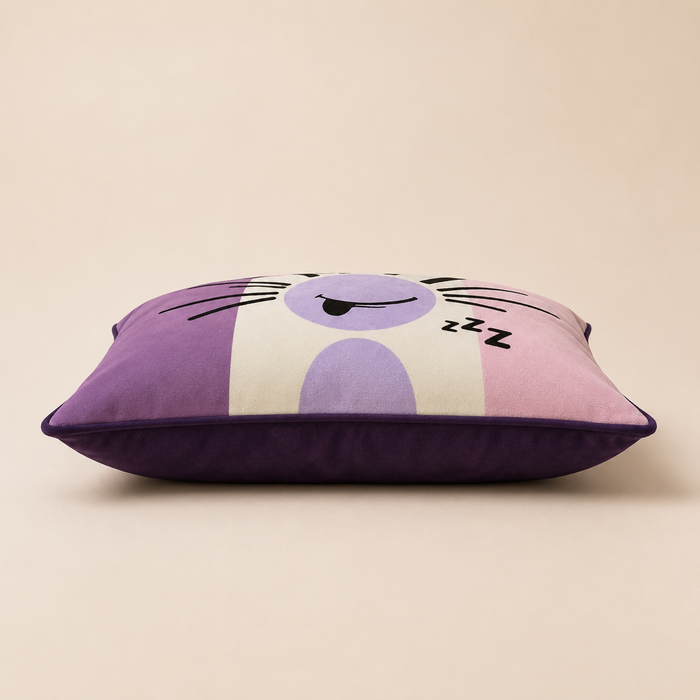 Pack of 2 Cartoon Printed Cushion Covers – 16 × 16 Inches