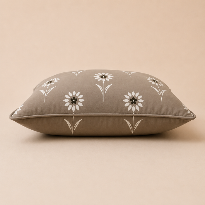 Pack of 2 Floral Printed Cushion Covers – 16 × 16 Inches