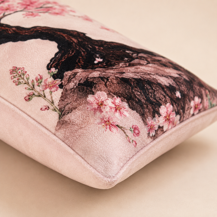 Pack of 2 Floral & Bicycle Printed Cushion Covers – 16 × 16 Inches
