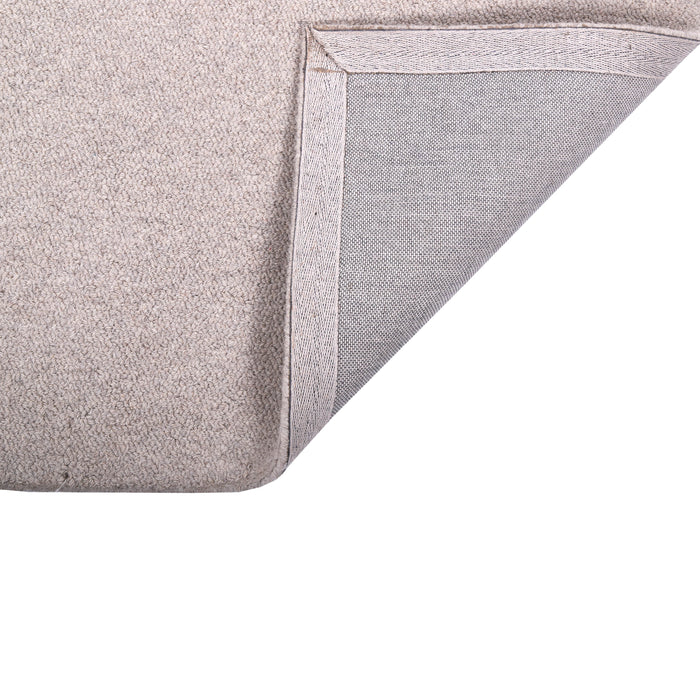 Beige Hand-Tufted Wool Rug – Natural Warmth & Timeless Elegance