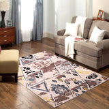 Beige & Brown Hand-Tufted Rug – Modern Comfort for Any Space