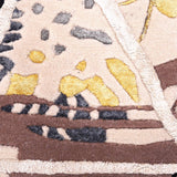 Beige & Brown Hand-Tufted Rug – Modern Comfort for Any Space