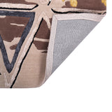 Beige & Brown Hand-Tufted Rug – Modern Comfort for Any Space