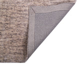 Pequra Handmade Brown Beige Wool Area Rug – Soft & Durable Modern Carpet for Living Room or Bedroom