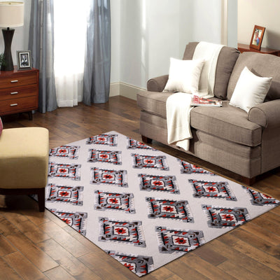 Pequra Handmade Luxury Geometric Diamond Pattern Rug – Red, Grey & White Wool Carpet