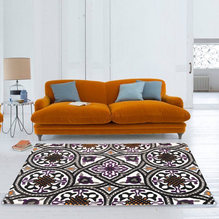Pequra Harmony Hand Tufted Modern Floral Wool Rug