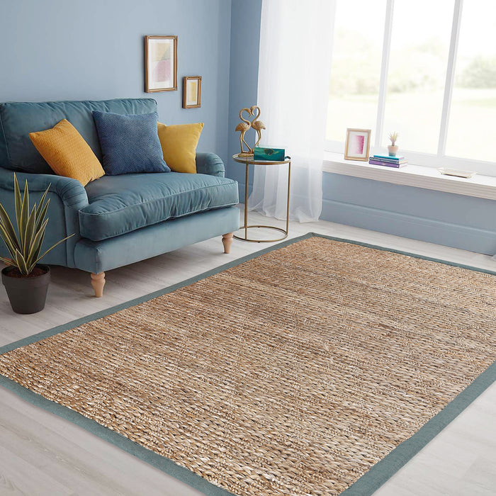 Pequra EarthTone Handwoven Hand Braided Jute Rug - Brown