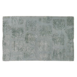 Olive Green Hand-Tufted Viscose Rug – Limited Edition
