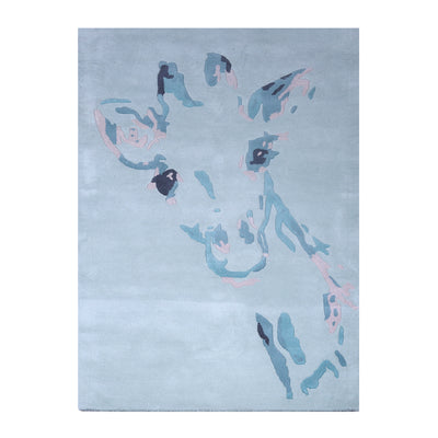 PEQURA Giraffe Hand Tufted Wool Kids Carpet - Rectangle