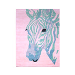 PEQURA Zebra Hand Tufted Wool Kids Carpet - Rectangle