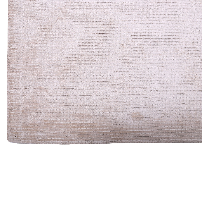 PEQURA Light Gray Textured Wool Carpet – Modern Industrial Handwoven Rug