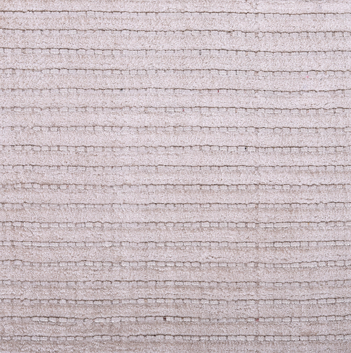 PEQURA Light Gray Textured Wool Carpet – Modern Industrial Handwoven Rug