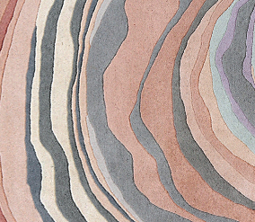 PEQURA Earth-Layered Organic Wool Carpet – Handwoven Geology-Inspired Designer Rug