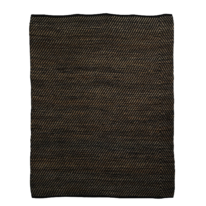 PEQURA Jute & Cotton Herringbone Woven Rug