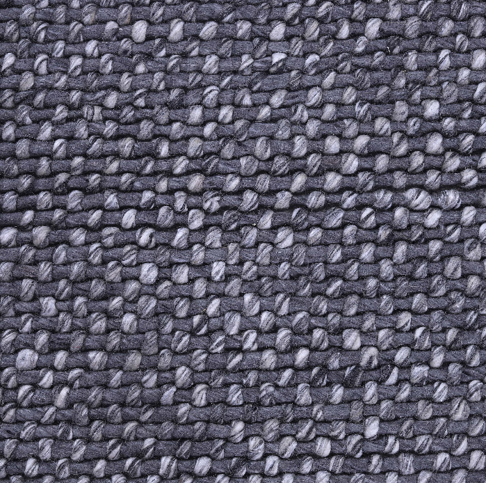 PEQURA-Handwoven Speckled Gray Wool Carpet