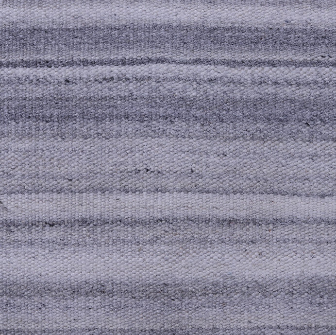 Gray Gradient Handwoven Wool Rug