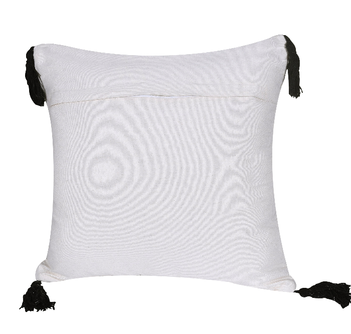 Monochrome Textured Cushion Covers – Pack of 2