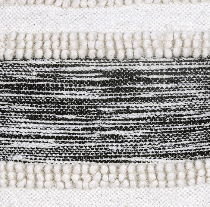 Black & White Pom-Pom Cushion Covers (Set of 2)