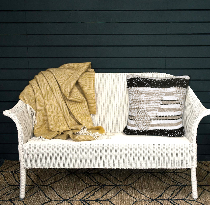 Neutral Tribal Stripe Cushion Covers (Set of 2)