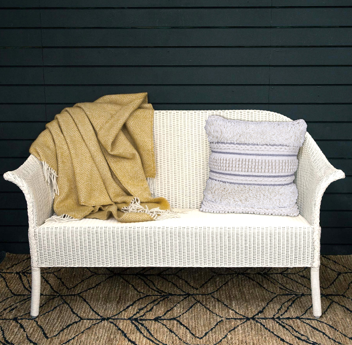 Neutral Shag & Braided Cushion Covers (Set of 2)