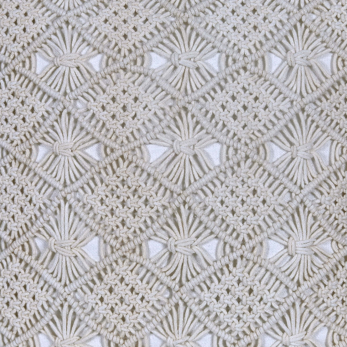 Textured Beige Diamond Cushion Covers (Pack of 2)