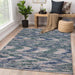 Green and Blue, Natural, Jute PEQURA Rug