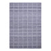 Grey, Check Pattern, Rectangle, PEQURA Rug