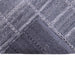 Grey, Check Pattern, Rectangle, PEQURA Rug