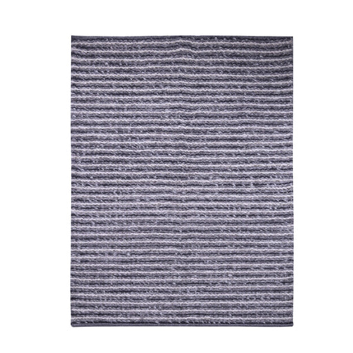 Black and Grey, Hand-woven, Wool PEQURA Rug