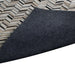 Dark Grey Contrast, Leather Patchwork, Hand-made, PEQURA Rug