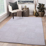 Natural White, Hand-woven, Wool PEQURA Rug