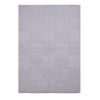 Natural White, Hand-woven, Wool PEQURA Rug