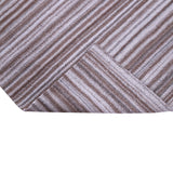 Beige and Brown, Hand-woven, Rectangle, Wool Rug