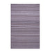 Beige and Dark Brown, Hand-woven, Wool Rug