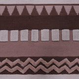 Brown, Peach and Beige, Hand-tufted, Wool PEQURA Rug