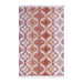 Red and Yellow, Hand-woven, Flat, Rectangle, PEQURA Rug