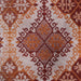 Red and Yellow, Hand-woven, Flat, Rectangle, PEQURA Rug