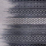 Natural Black and Geometric Pattern, Wool PEQURA Rug