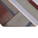Beige, Grey, and Red, Flat, Wool PEQURA Rug