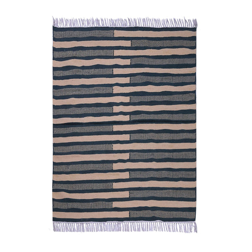 Brown and Green, Rectangle, Cotton PEQURA Rug