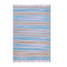 Sky Blue, White, and Yellow, Cotton PEQURA Rug