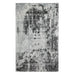 Grey and Light Green, Abstract Print, Rectangle, PEQURA Rug