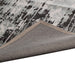 Grey and Light Green, Abstract Print, Rectangle, PEQURA Rug