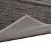 Solid Grey, Abstract, Rectangle PEQURA Rug