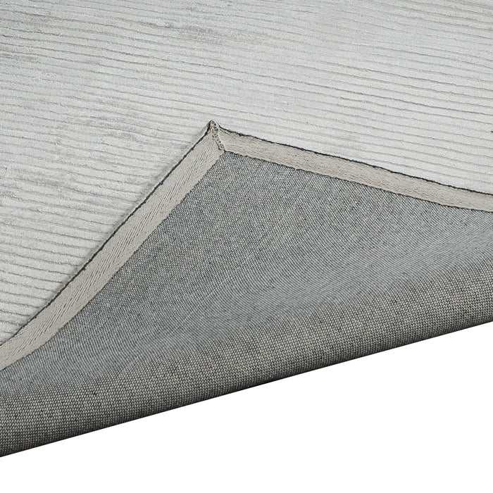 Ecru, Self-Strip, Rectangle PEQURA Rug