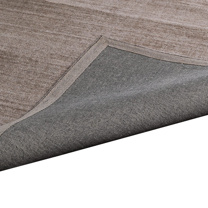 Solid Beige, Abstract, Hand-woven PEQURA Rug
