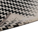 Dark Grey and Off-White, Stripe PEQURA Rug
