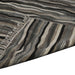Beige and Brown, Modern Stripe, Hand-woven PEQURA Rug
