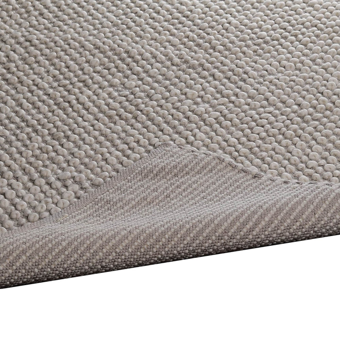 Off-White, Hand-made Bubble Wool, PEQURA Rug